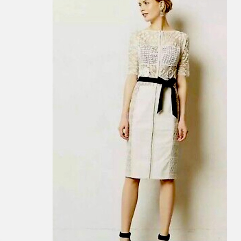 Byron Lars Beguile Carissima Dress Ivory size 6 NWOT